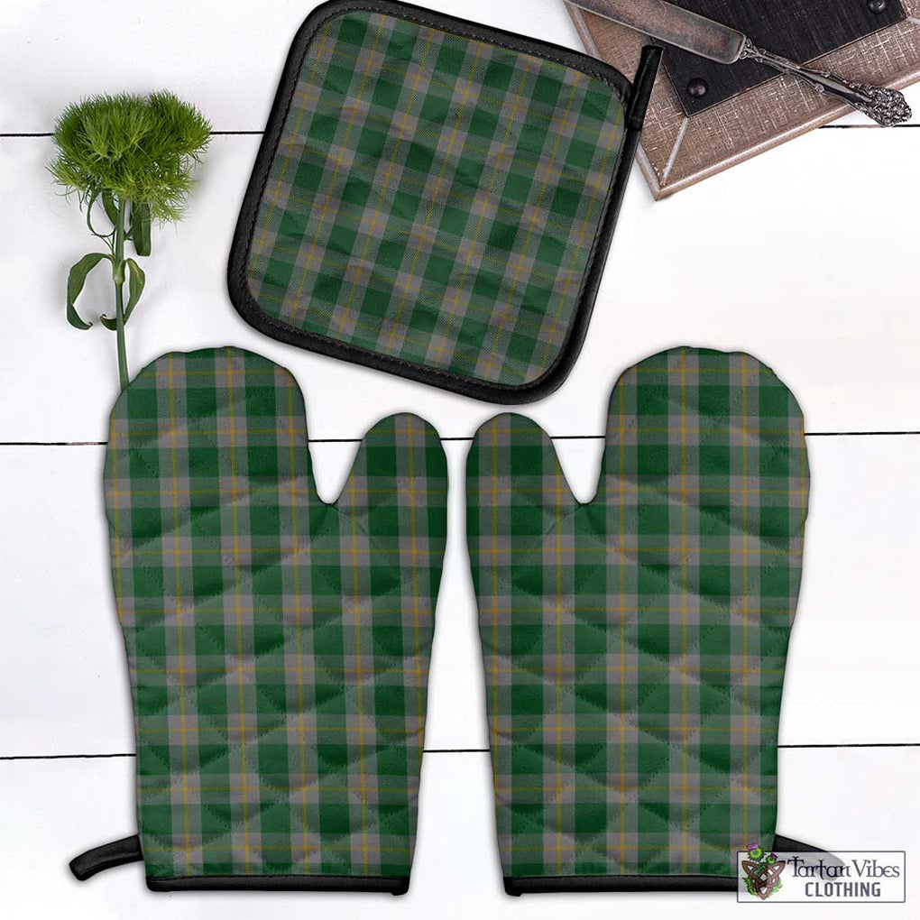 Ledford Tartan Combo Oven Mitt & Pot-Holder Combo 1 Oven Mitt & 1 Pot-Holder Black - Tartan Vibes Clothing