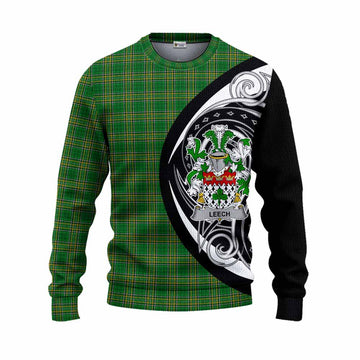 Leech Irish Clan Knitted Sweater Celtic Circle Style Unisex - Tartan Vibes Clothing