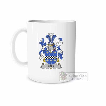 Lees Irish Clan Coat of Arms Ceramic Mug