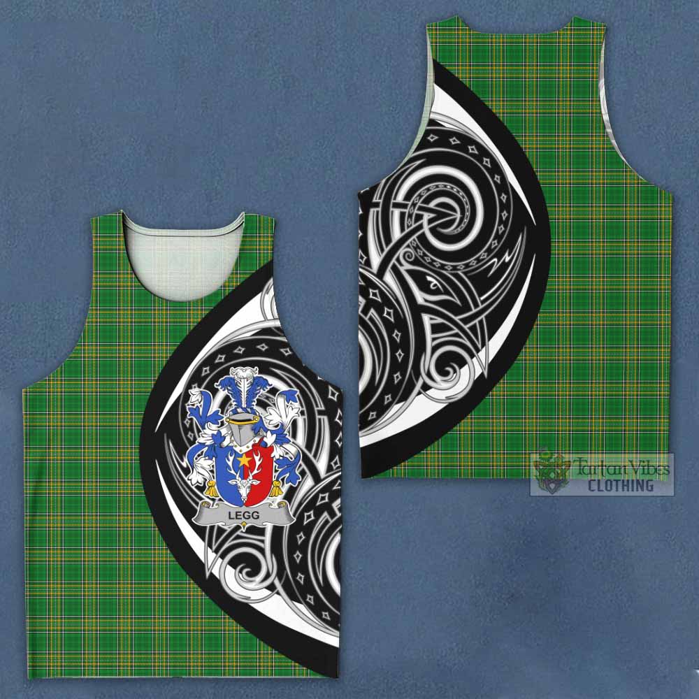 Legg Irish Clan Men's Tank Top Celtic Circle Style - Tartan Vibes Clothing