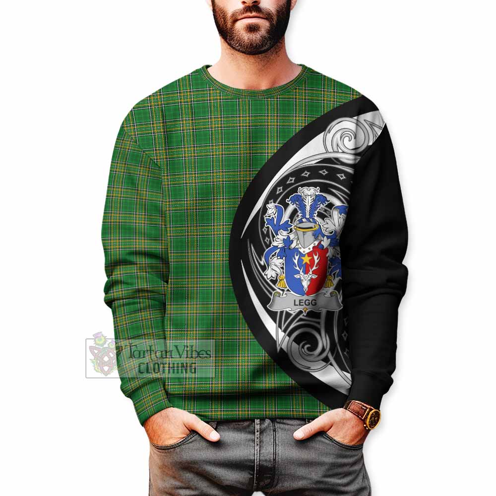 Legg Irish Clan Sweatshirt Celtic Circle Style - Tartan Vibes Clothing