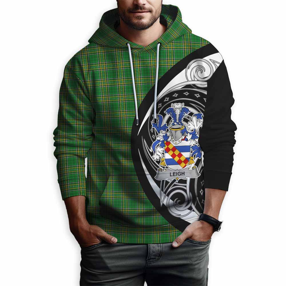 Leigh Irish Clan Hoodie Celtic Circle Style Pullover Hoodie - Tartan Vibes Clothing