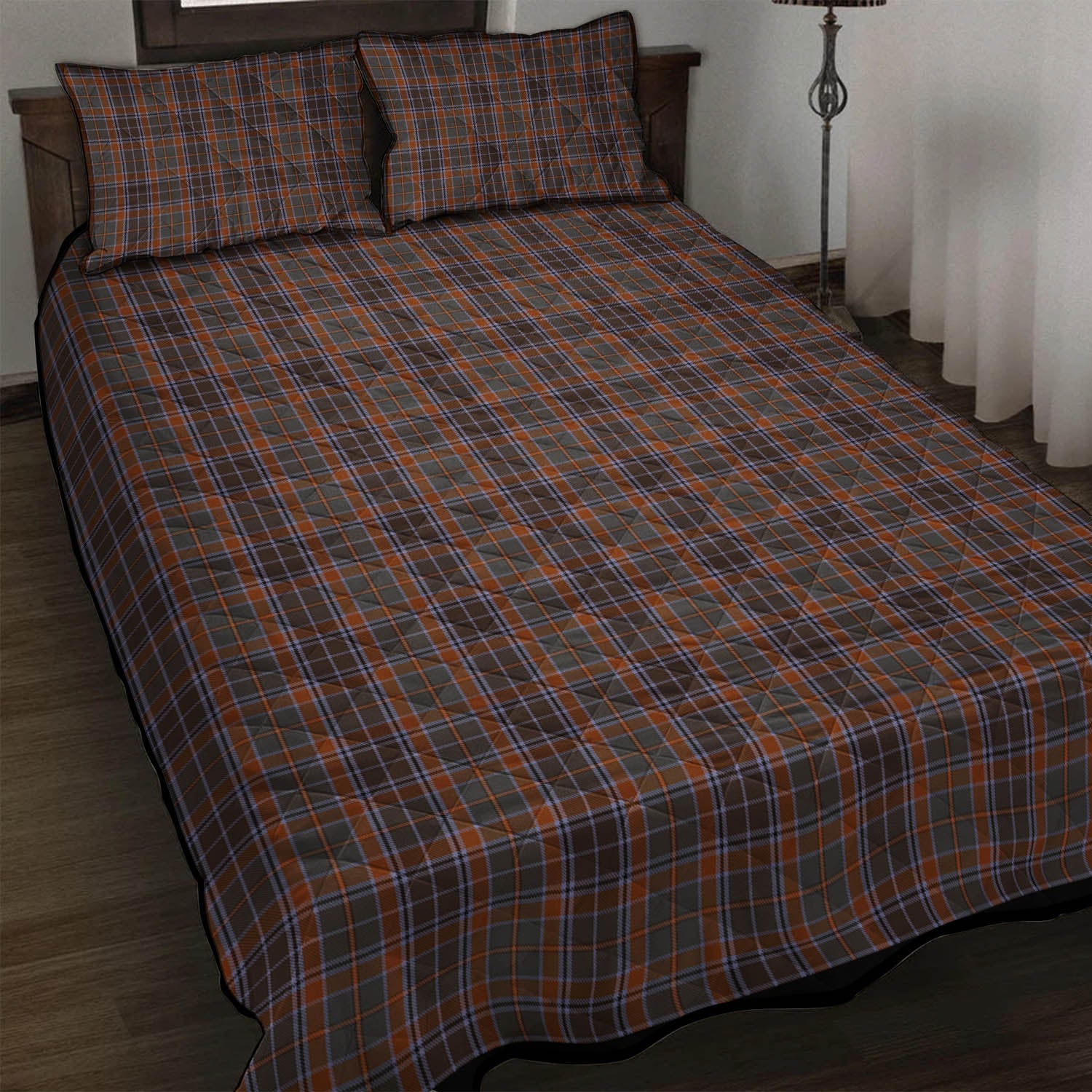 Leitrim County Ireland Tartan Quilt Bed Set - Tartanvibesclothing