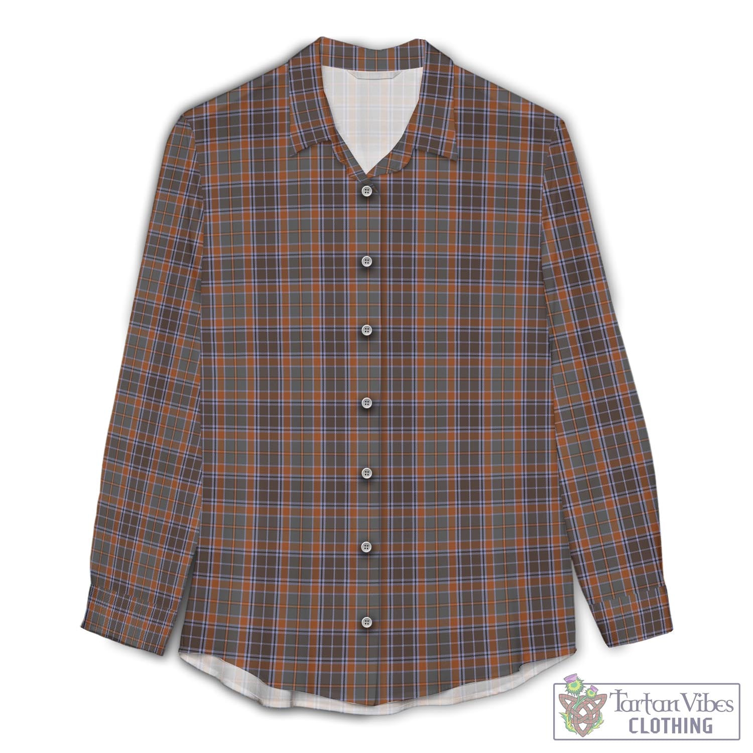 Leitrim County Ireland Tartan Womens Casual Shirt