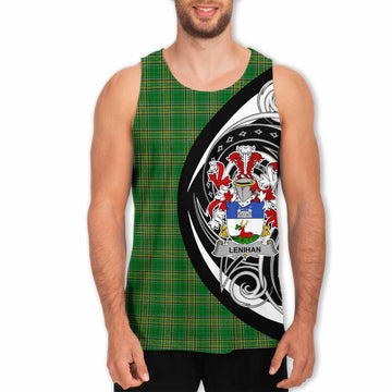 Lenihan Irish Clan Men's Tank Top Celtic Circle Style Men - Tartan Vibes Clothing