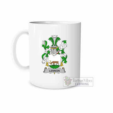 Lennon Irish Clan Coat of Arms Ceramic Mug