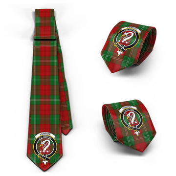 Lennox Tartan Classic Necktie with Family Crest