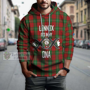 Lennox Tartan Hoodie with Family Crest DNA In Me Style