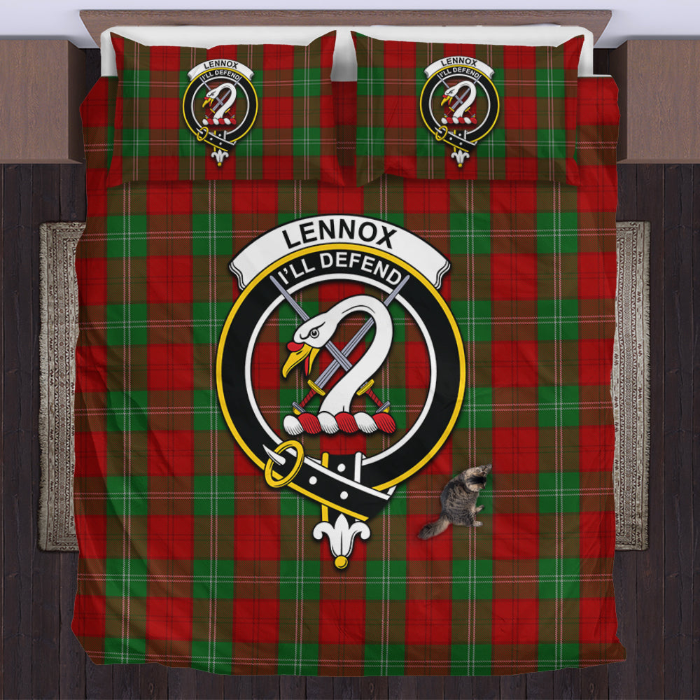 lennox-tartan-bedding-set-with-family-crest