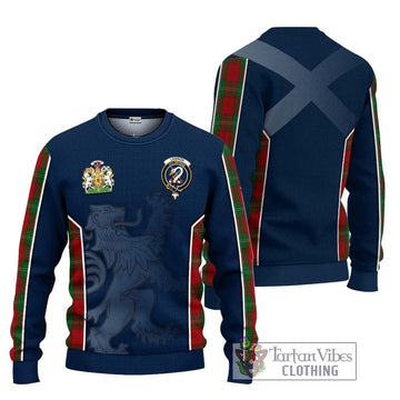 Lennox Tartan Ugly Sweater with Family Crest and Lion Rampant Vibes Sport Style