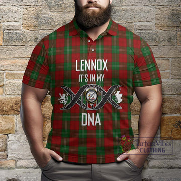 Lennox Tartan Polo Shirt with Family Crest DNA In Me Style