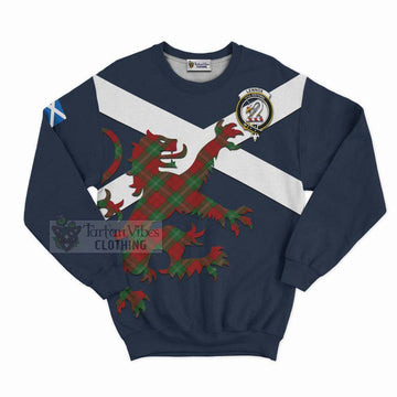 Lennox Tartan Lion Rampant Sweatshirt  Proudly Display Your Heritage with Alba Gu Brath and Clan Name