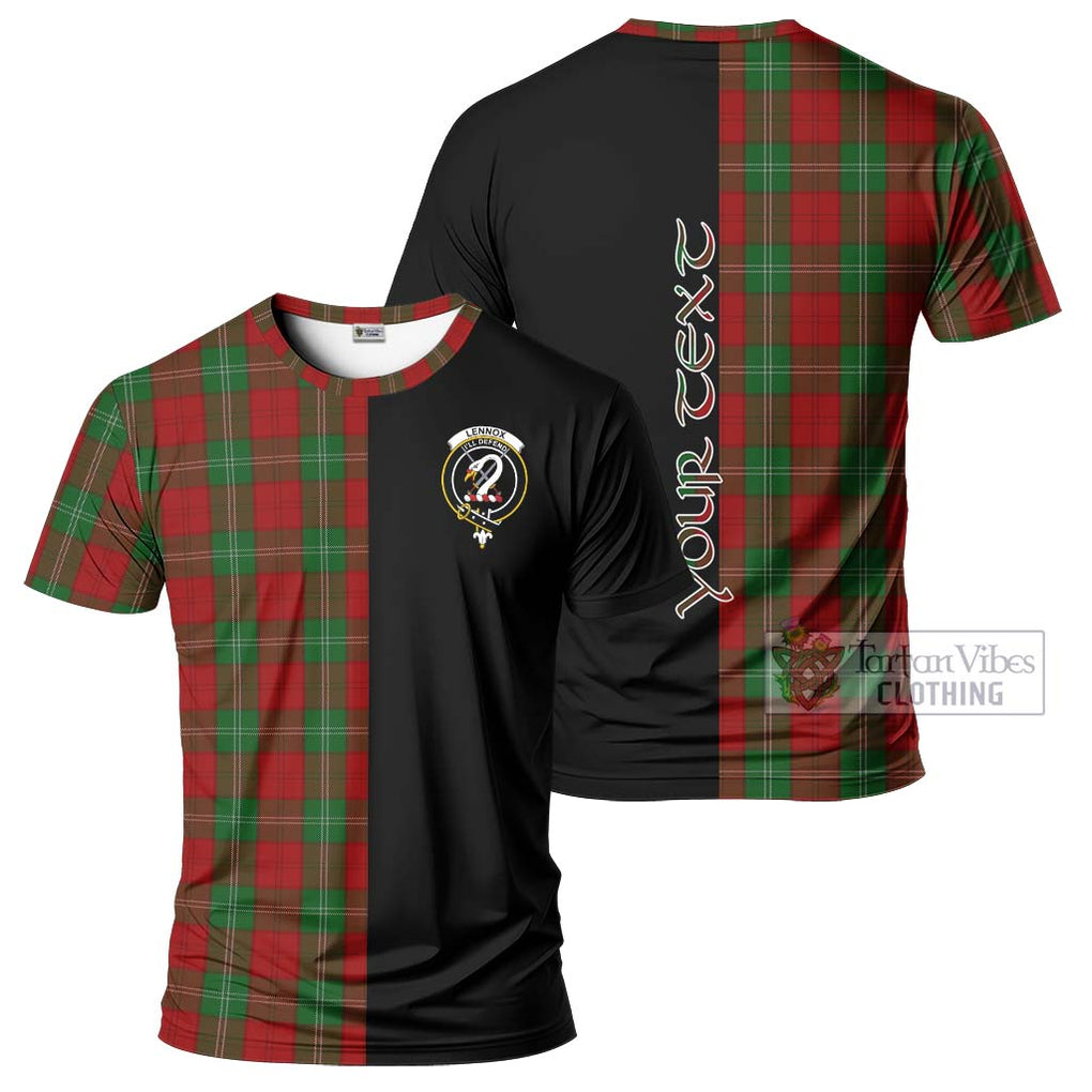 Lennox Tartan T-Shirt with Family Crest and Half Of Me Style Kid's Shirt - Tartanvibesclothing Shop