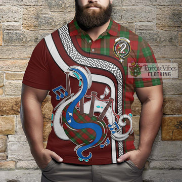 Lennox Tartan Polo Shirt with Epic Bagpipe Style