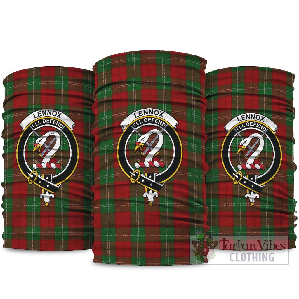 Lennox Tartan Neck Gaiters, Tartan Bandanas, Tartan Head Band with Family Crest