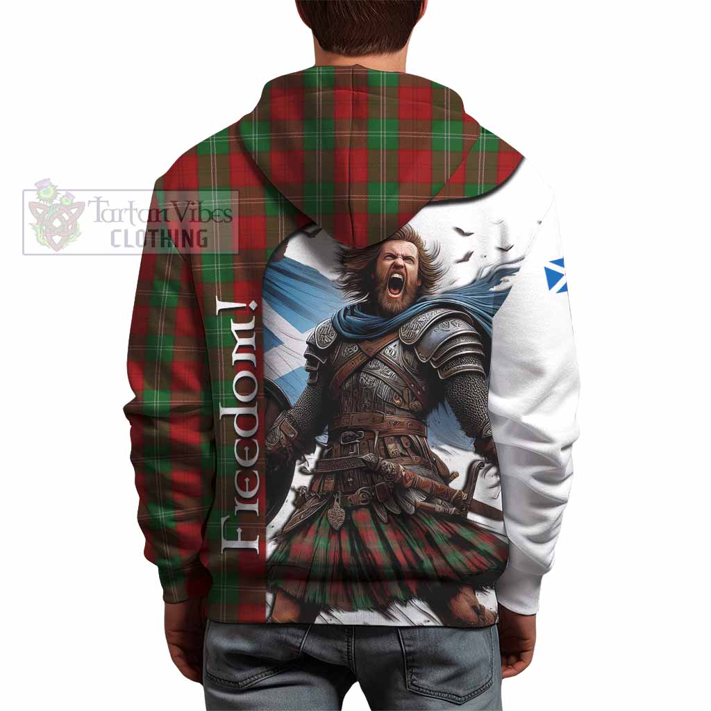 Tartan Vibes Clothing Lennox Crest Tartan Hoodie Inspired by the Freedom of Scottish Warrior