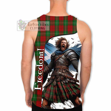 Lennox Crest Tartan Men's Tank Top Inspired by the Freedom of Scottish Warrior