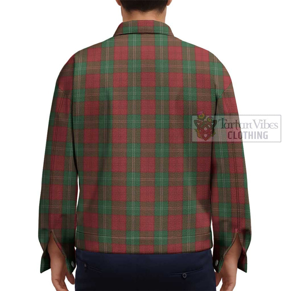 Lennox Tartan Unisex Lapel Cotton Jacket - Tartan Vibes Clothing