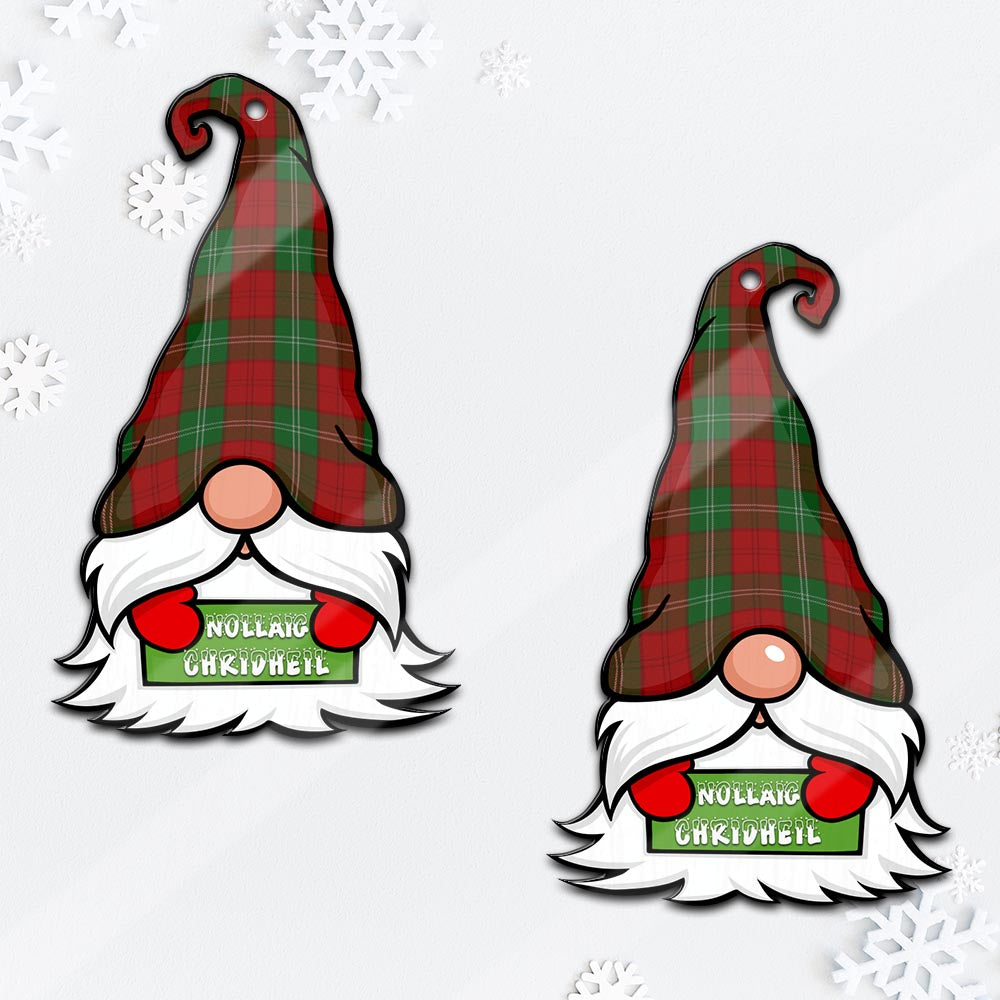 Lennox Gnome Christmas Ornament with His Tartan Christmas Hat - Tartan Vibes Clothing