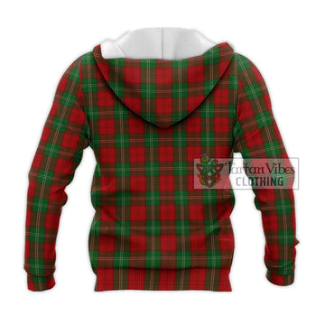 Lennox Tartan Knitted Hoodie with Family Crest DNA In Me Style