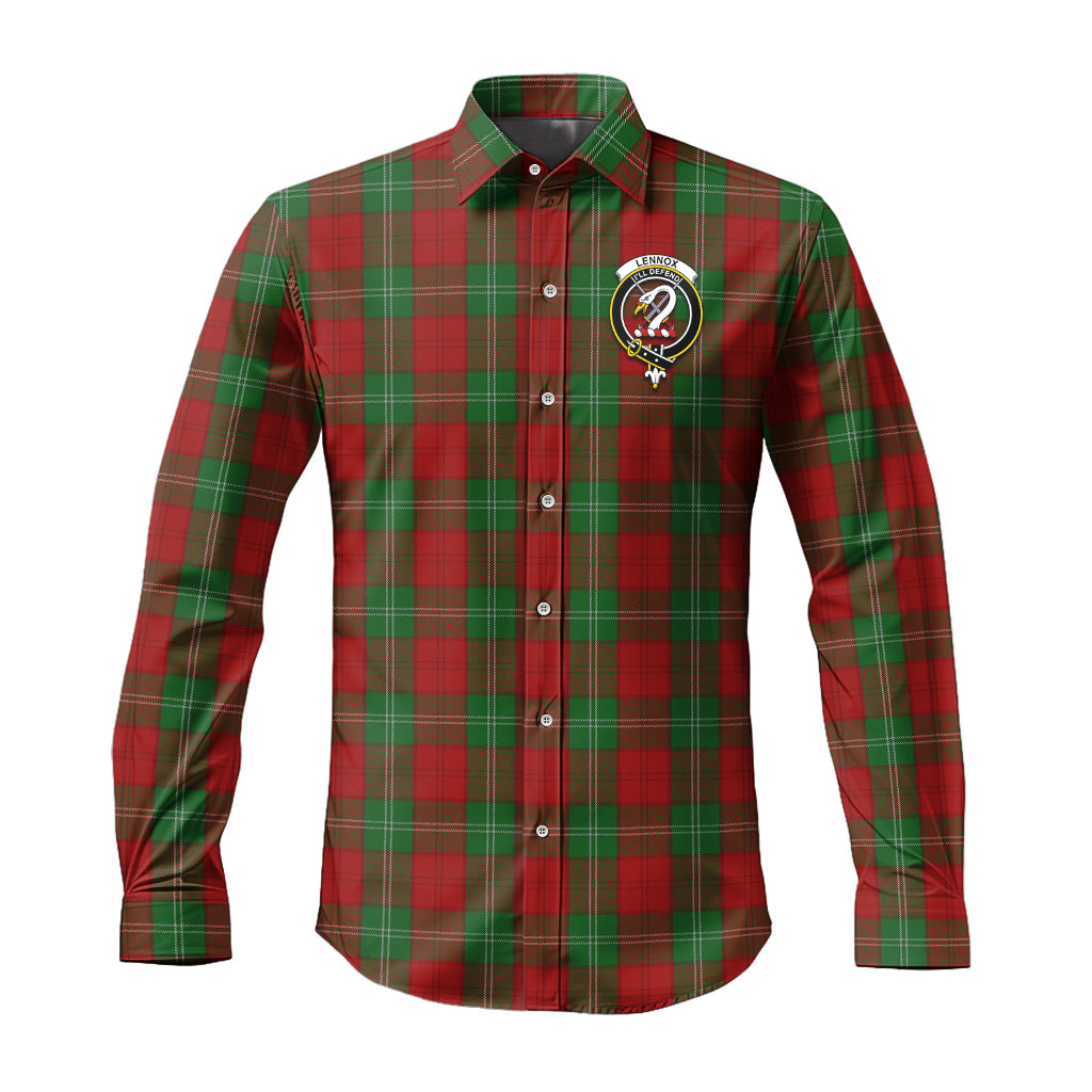 lennox-tartan-long-sleeve-button-up-shirt-with-family-crest