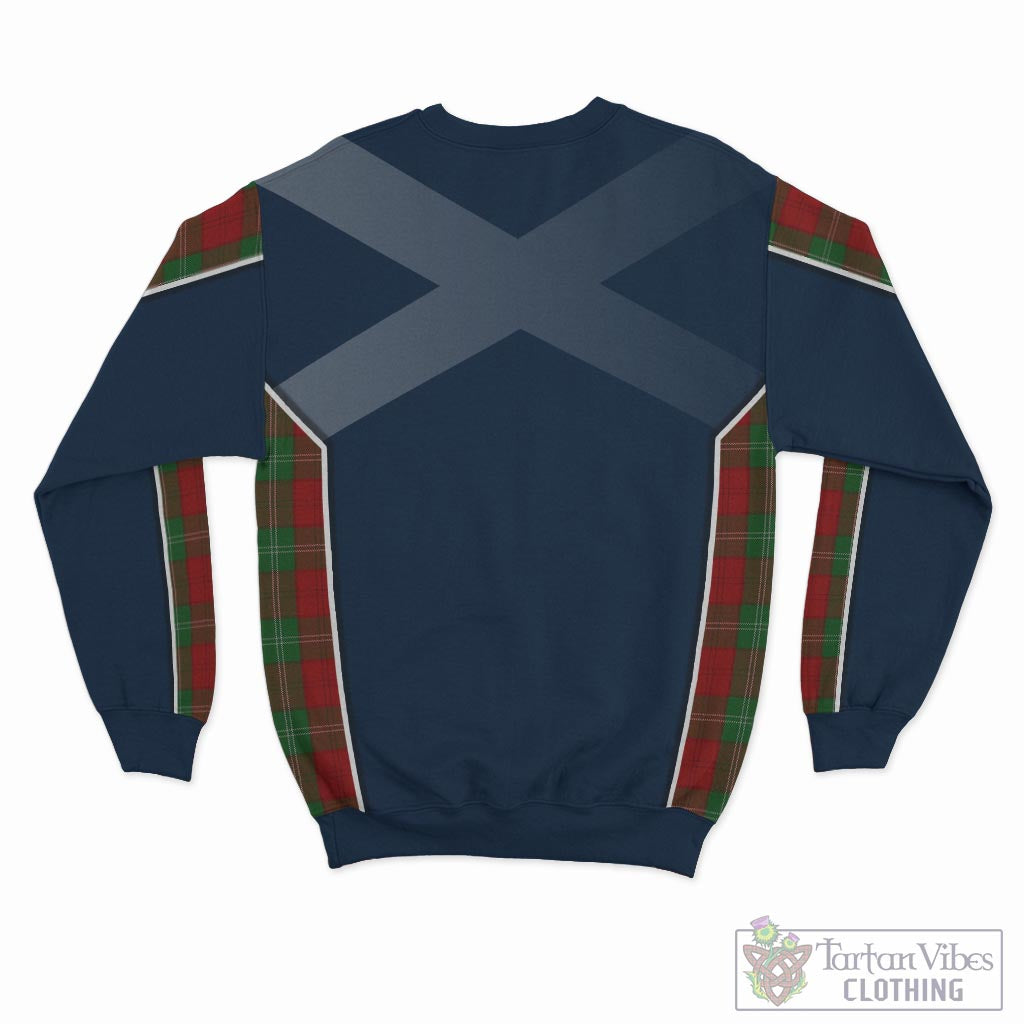 Tartan Vibes Clothing Lennox Tartan Sweatshirt with Family Crest and Scottish Thistle Vibes Sport Style