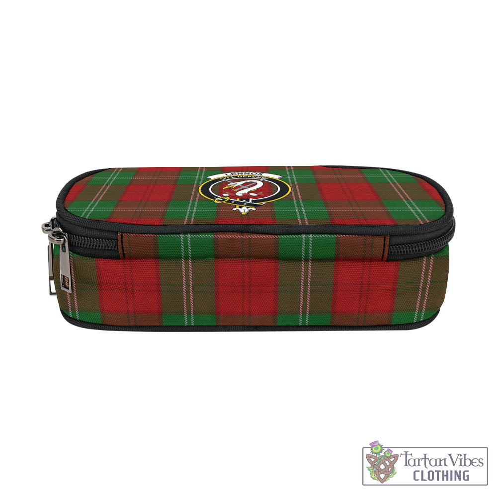 Tartan Vibes Clothing Lennox Tartan Pen and Pencil Case with Family Crest