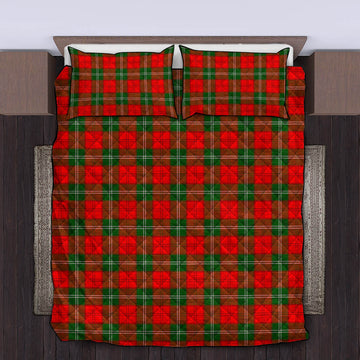 Lennox Modern Tartan Quilt Bed Set