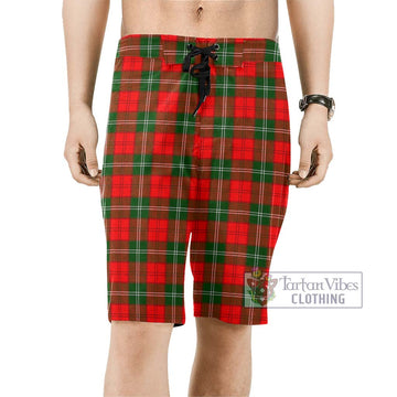 Lennox Modern Tartan Men's Board Shorts