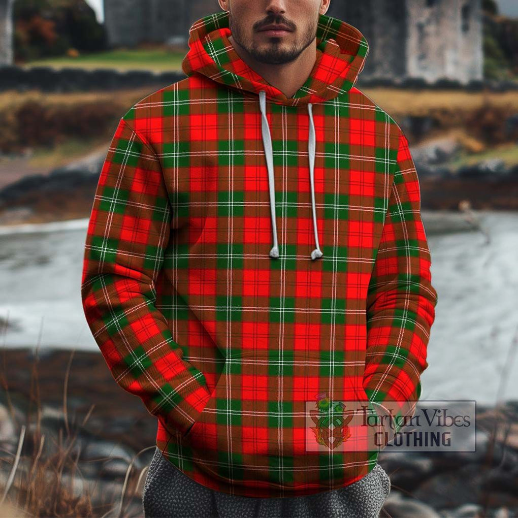 Lennox Modern Tartan Cotton Hoodie Pullover Hoodie XS - Tartan Vibes Clothing