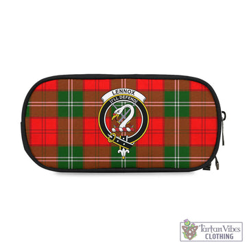 Lennox Modern Tartan Pen and Pencil Case with Family Crest