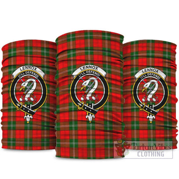 Lennox Modern Tartan Neck Gaiters, Tartan Bandanas, Tartan Head Band with Family Crest