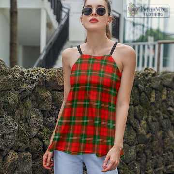 Lennox Modern Tartan Loose Halter Neck Camisole