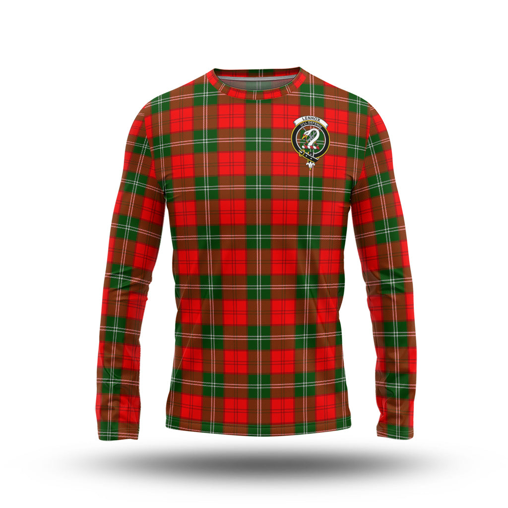 lennox-modern-tartan-long-sleeve-t-shirt-with-family-crest