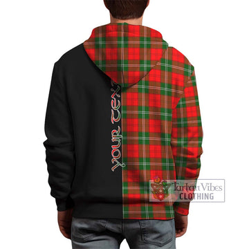 Lennox Modern Tartan Hoodie with Family Crest and Half Of Me Style