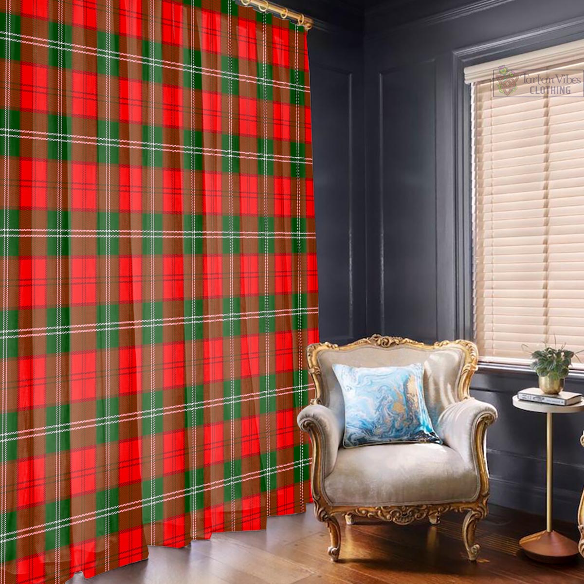 Lennox Modern Tartan Window Curtain