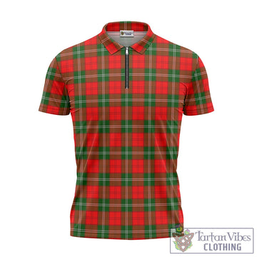 Lennox Modern Tartan Zipper Polo Shirt