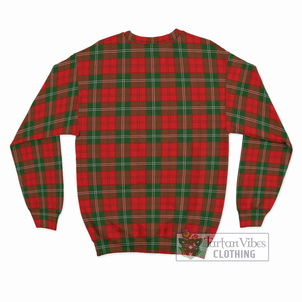 Lennox Modern Tartan Sweatshirt with Family Crest DNA In Me Style - Tartanvibesclothing Shop