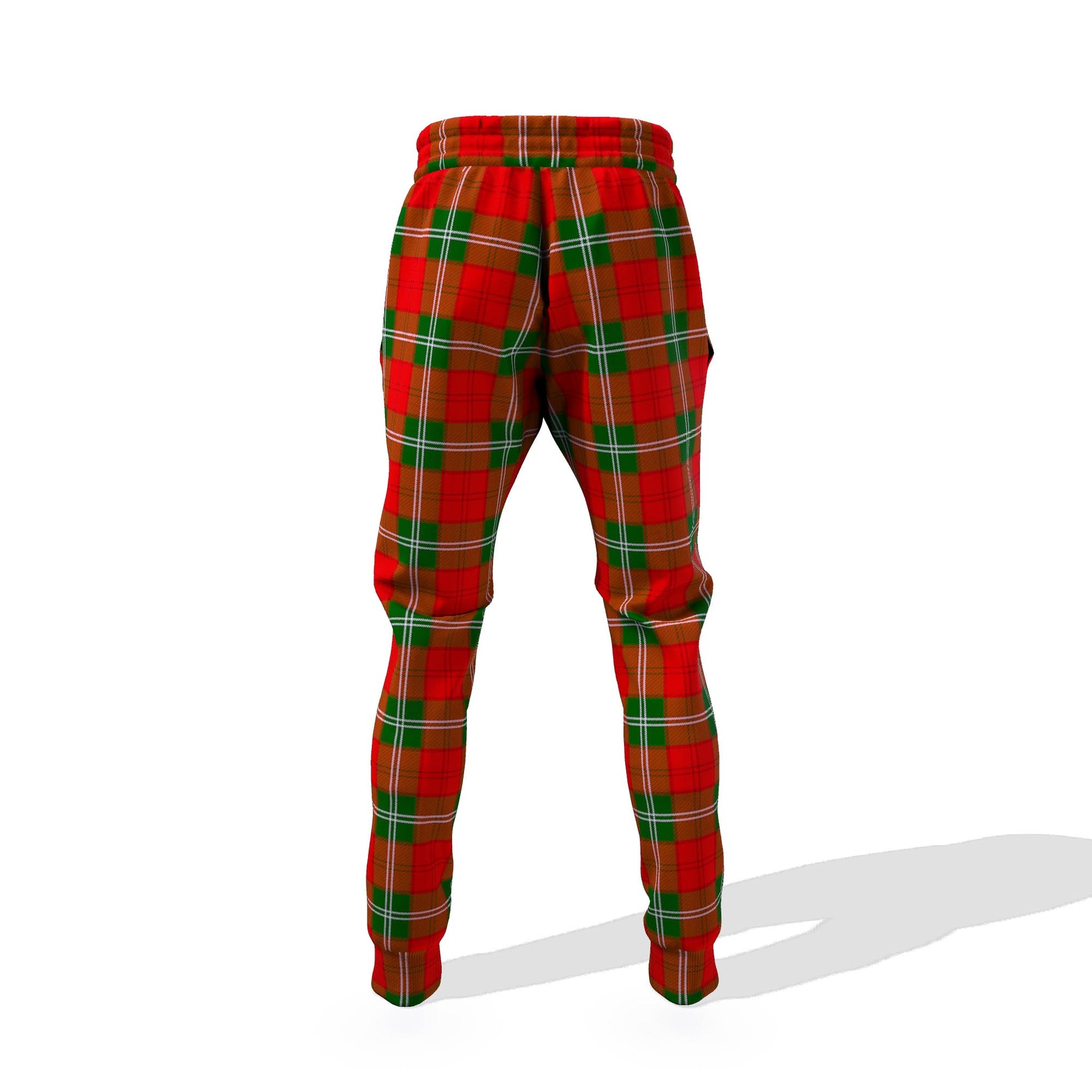 Lennox Modern Tartan Joggers Pants with Family Crest 6XL - Tartan Vibes Clothing