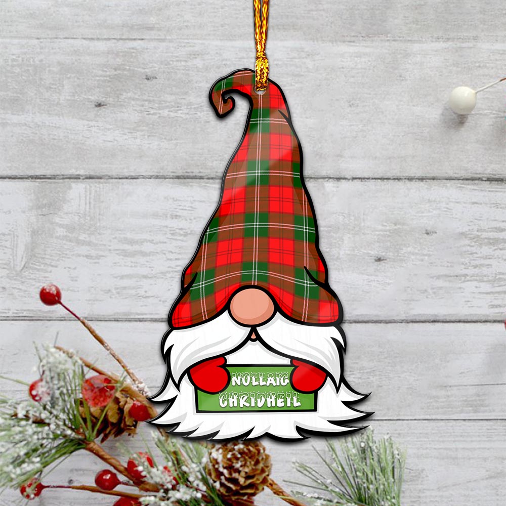 Lennox Modern Gnome Christmas Ornament with His Tartan Christmas Hat - Tartan Vibes Clothing