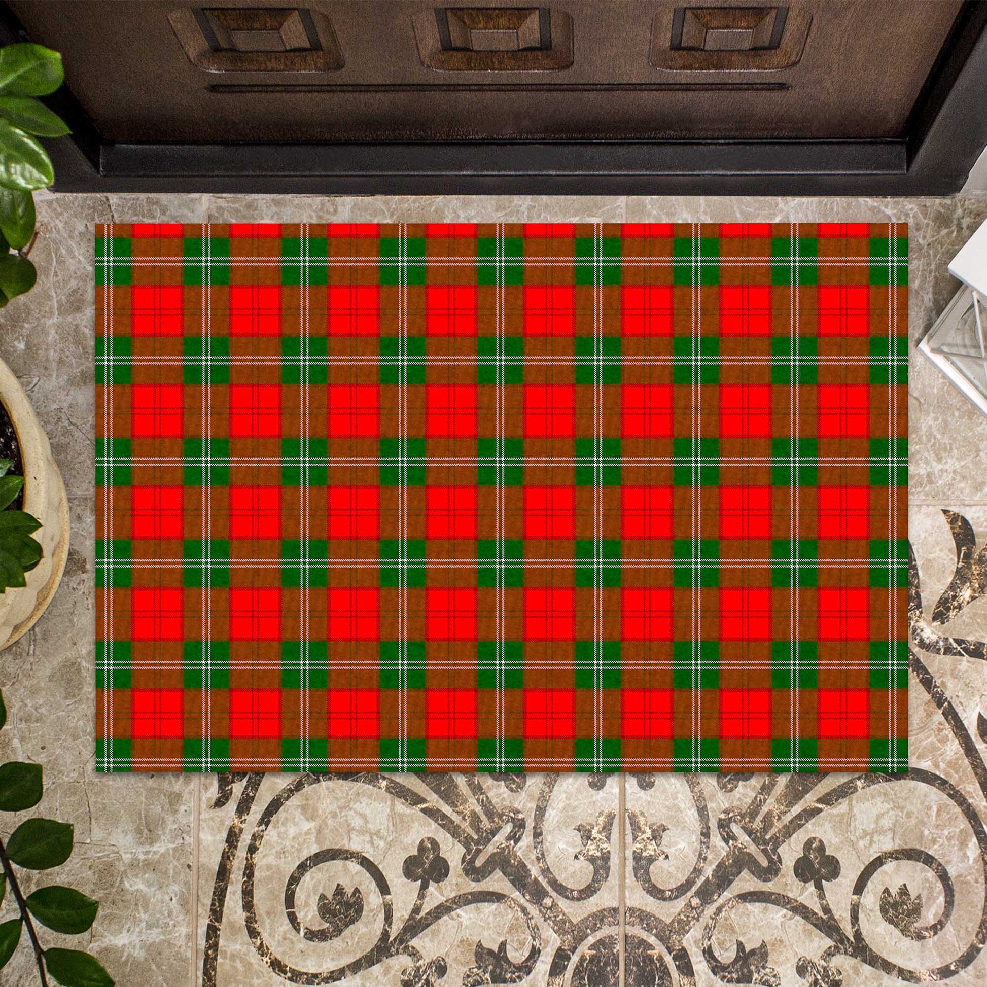 Lennox Modern Tartan Door Mat - Tartanvibesclothing