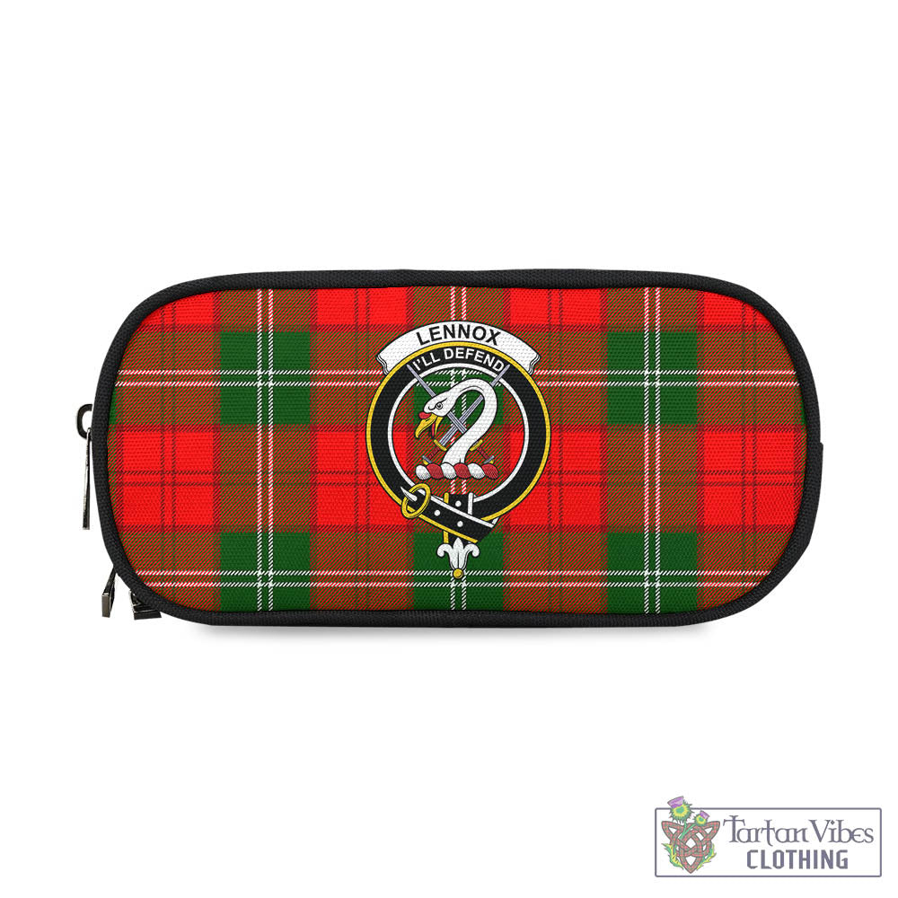 Tartan Vibes Clothing Lennox Modern Tartan Pen and Pencil Case with Family Crest