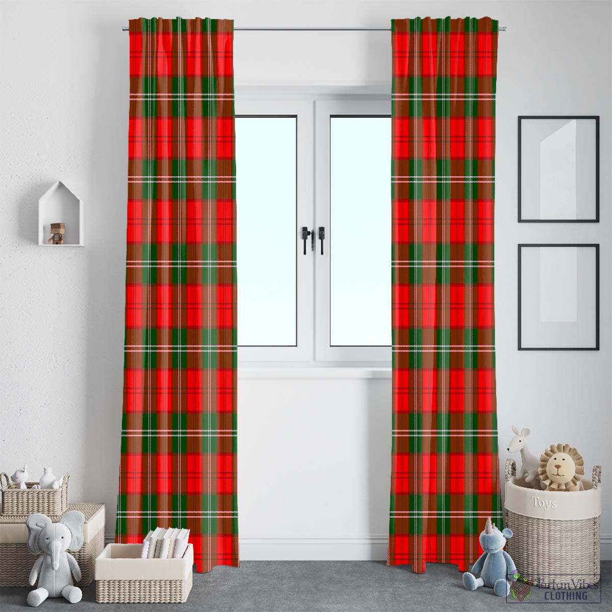 Lennox Modern Tartan Window Curtain