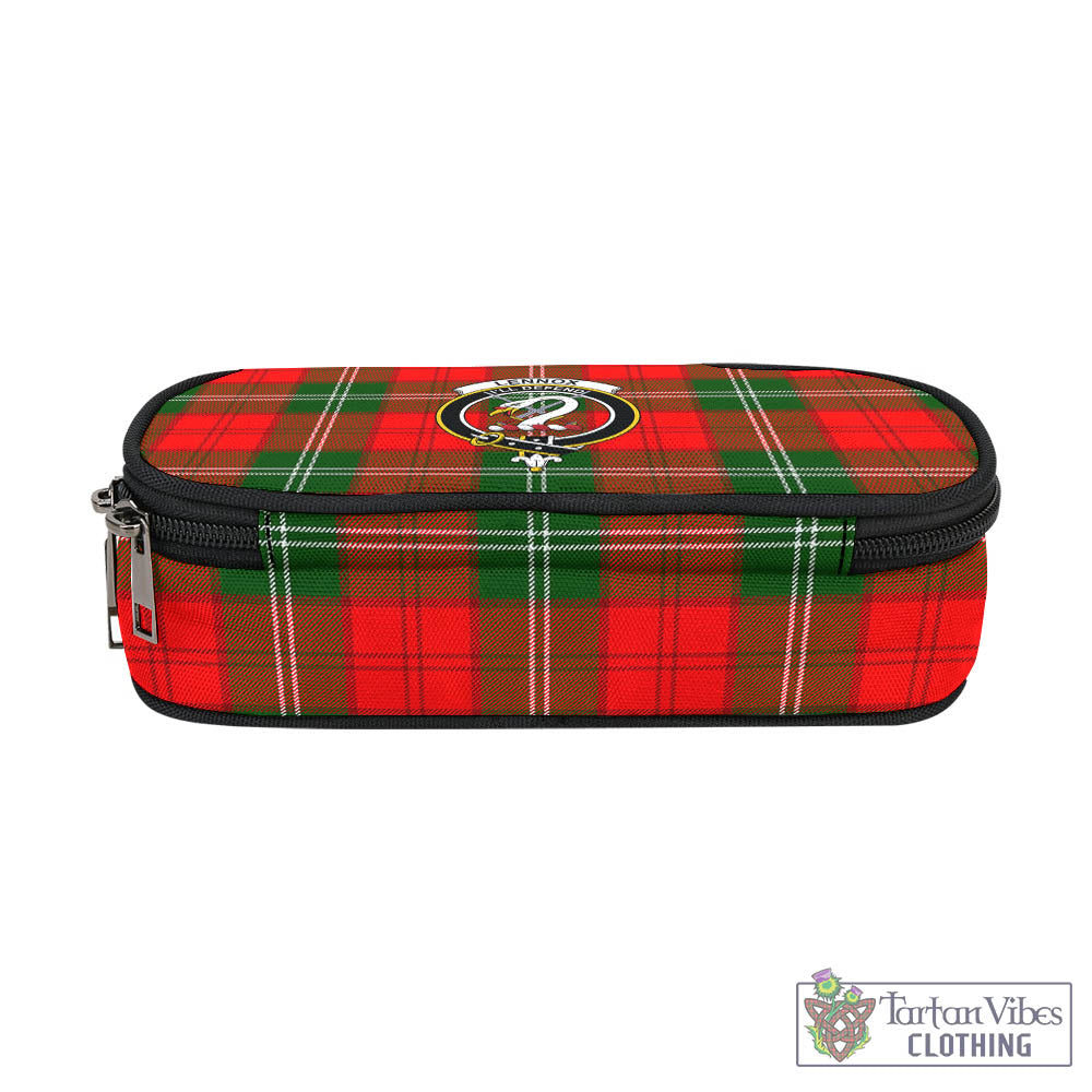 Tartan Vibes Clothing Lennox Modern Tartan Pen and Pencil Case with Family Crest