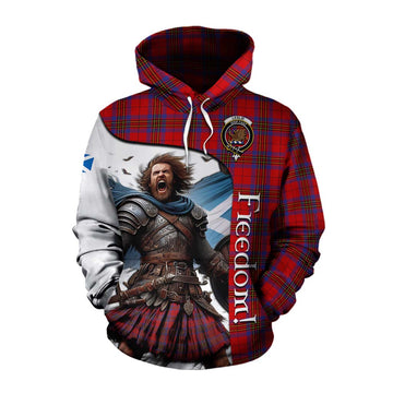 Leslie Crest Tartan Cotton Hoodie Inspired by the Freedom of Scottish Warrior