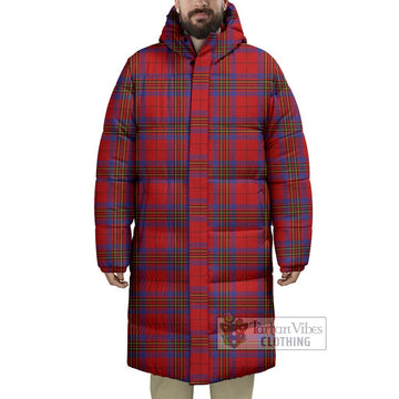 Leslie Tartan Long Down Jacket