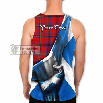 Leslie Tartan Men's Tank Top with Family Crest Scotland Patriotic Style