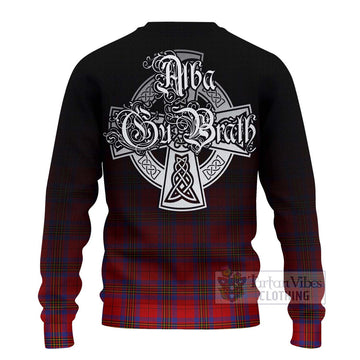 Leslie Tartan Ugly Sweater Featuring Alba Gu Brath Family Crest Celtic Inspired