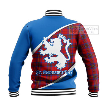 Leslie Family Crest Tartan Baseball Jacket Celebrate Saint Andrew's Day in Style