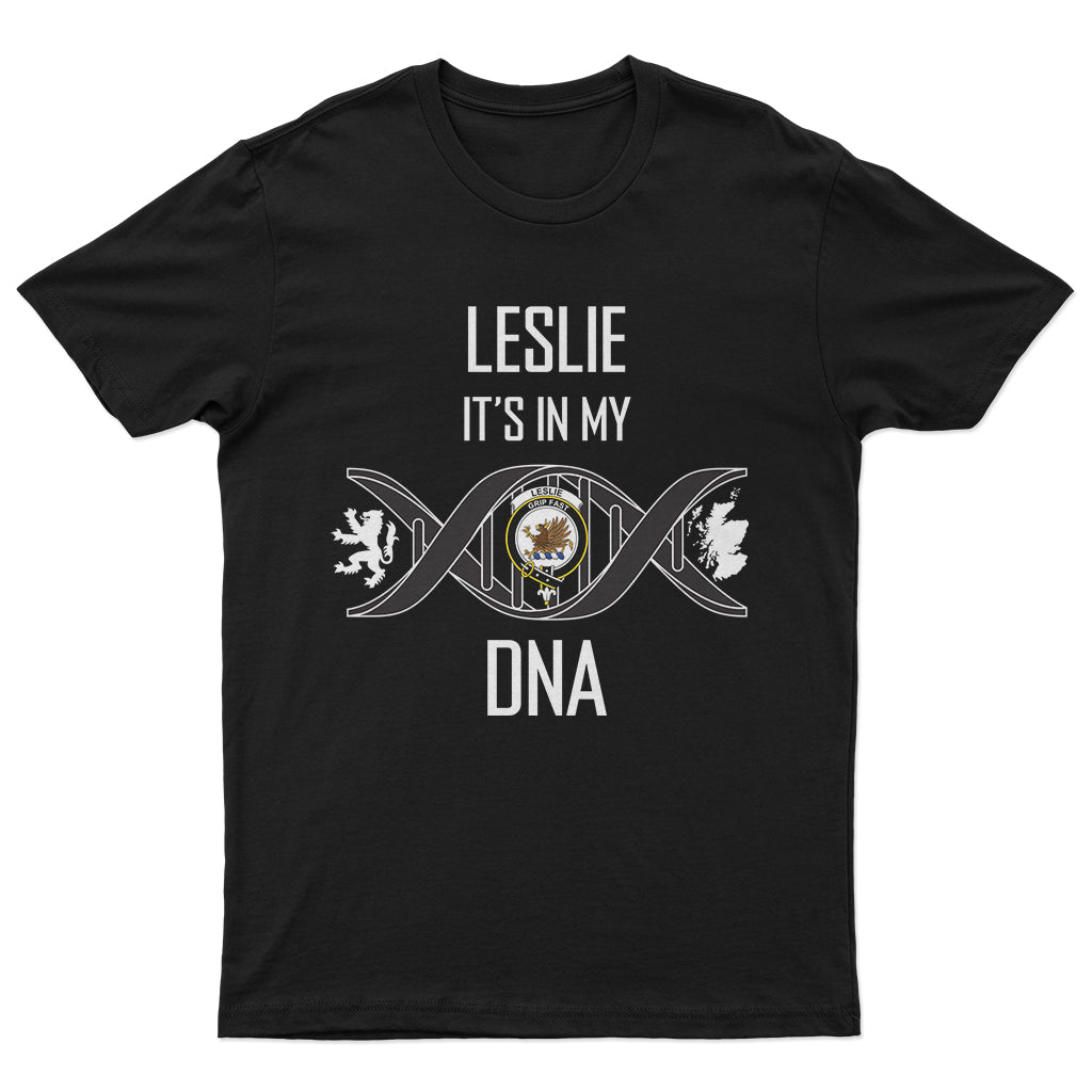 leslie-family-crest-dna-in-me-mens-t-shirt